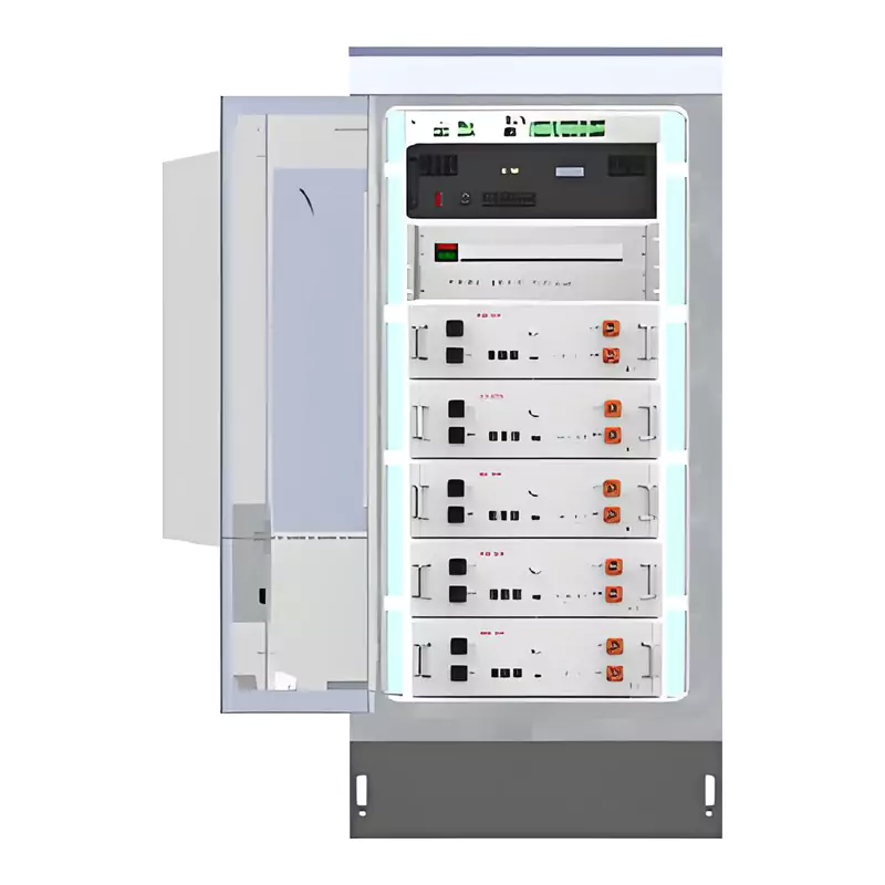 خزانة نظام تخزين الطاقة الشمسية المنزلي (عاكس مثبت على الرف)